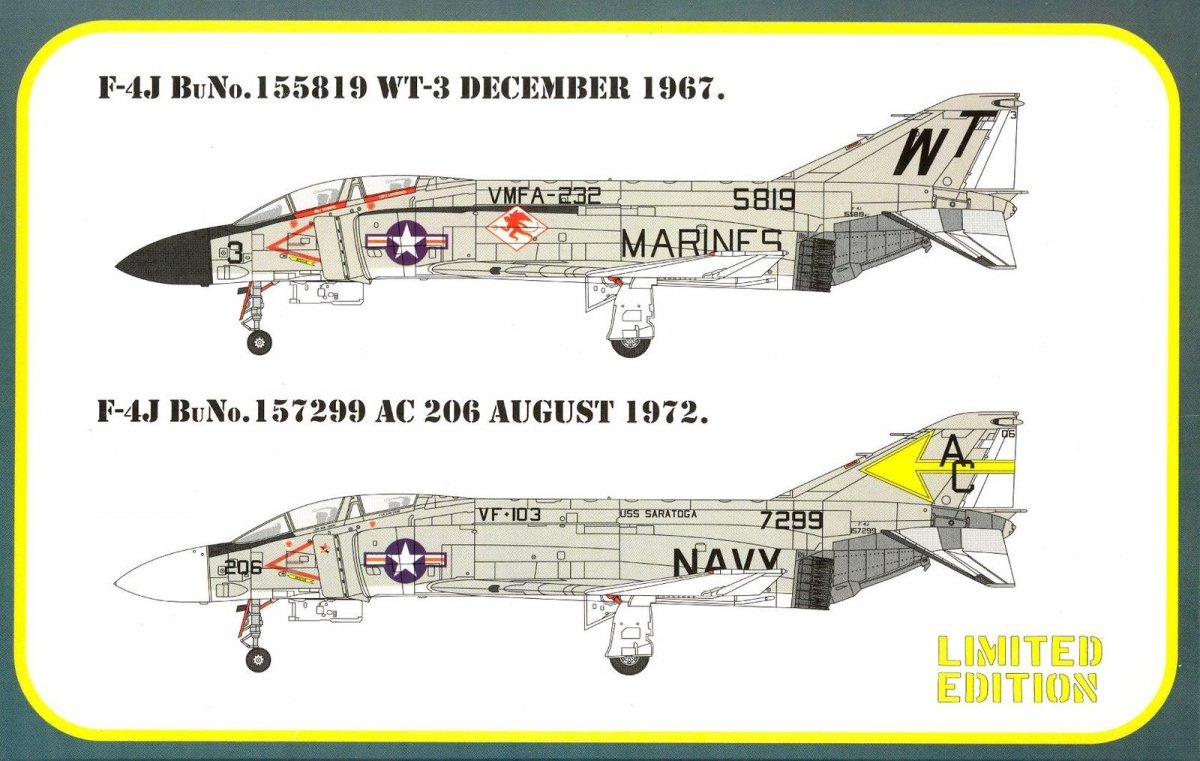 Sova 14001 F4J Phantom II 1/144 – immagine 4