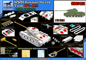 Bronco CB35122 WWII Russian Heavy Tank KV-122 1/35 – immagine 2