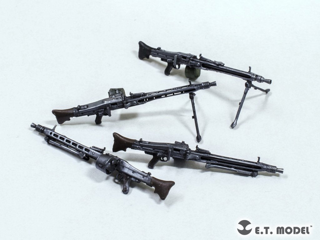 E.T. Model P35-217 WWII German Mg42 Machinegun &amp;amp; Ammo Box ( 3D Print ) 1/35 – immagine 2