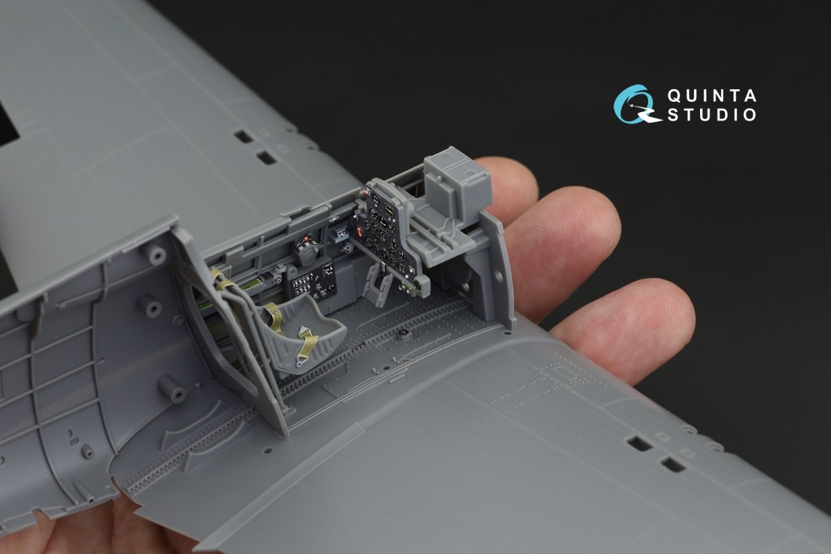 Quinta Studio QD32132 P-40B 3D-Printed &amp;amp; coloured Interior on decal paper (GWH) 1/32 – imagen 9