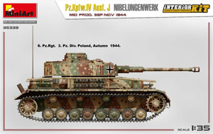 MiniArt 35339 Pz.Kpfw.IV Ausf. J Nibelungenwerk. MID PROD. SEP-NOV 1944 INTERIOR KIT 1/35 – immagine 5