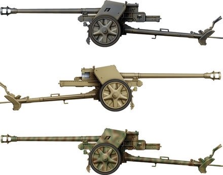 Das Werk DW35027 German 7,5cm Pak40 with 4 Figures 1/35 – immagine 2