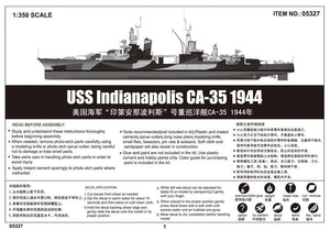 Trumpeter 05327 USS Indianapolis CA-35 1944 1/350 – immagine 3