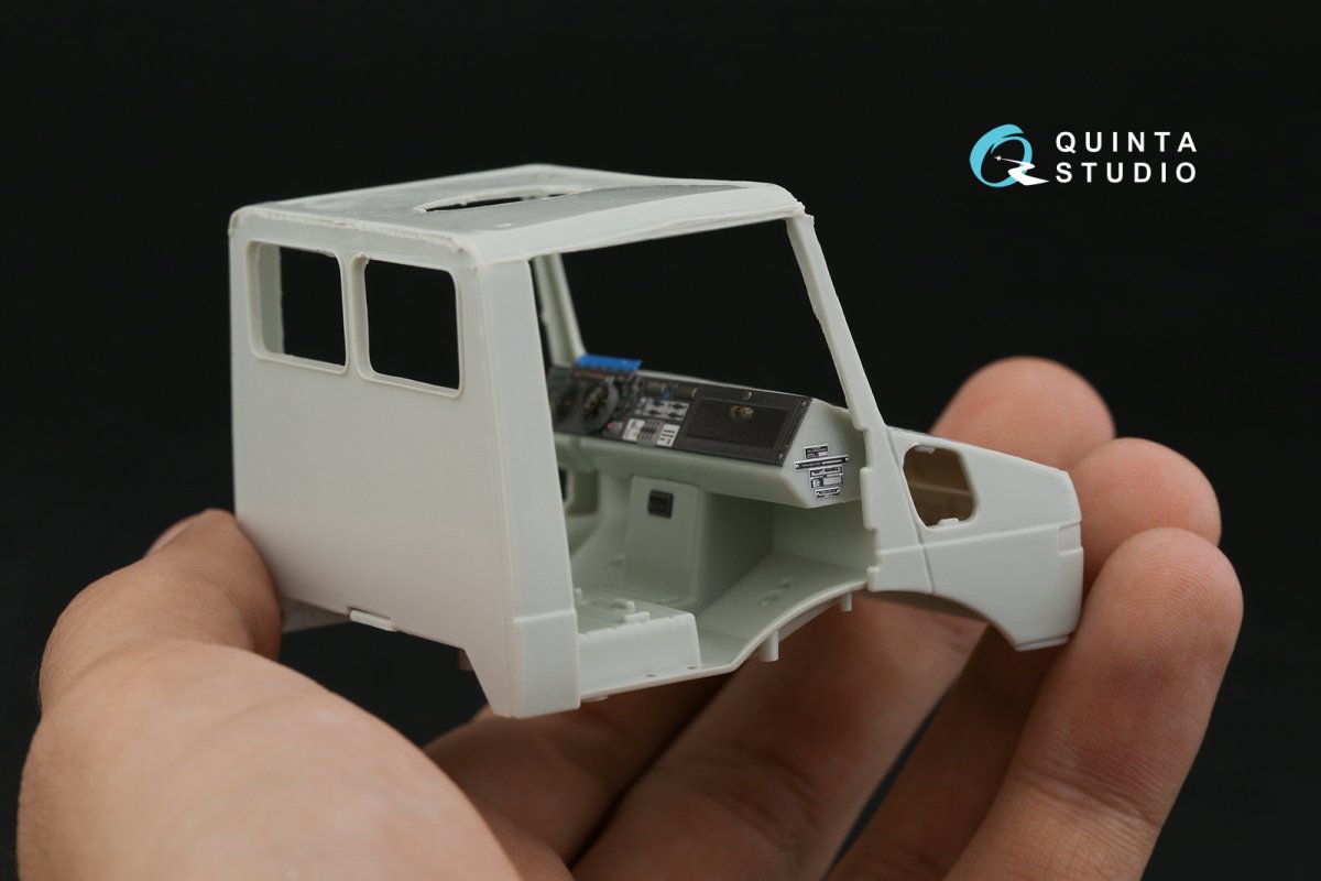 Quinta Studio QD35103 Unimog 435 3D-Printed &amp;amp; coloured Interior on decal paper (Revell) 1/35 – Bild 3