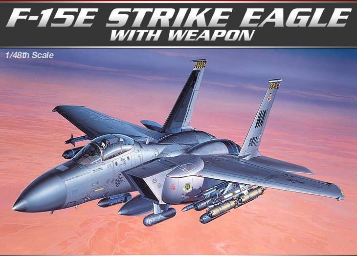 Academy 12264 F-15E with weapon 1/48 (2117)