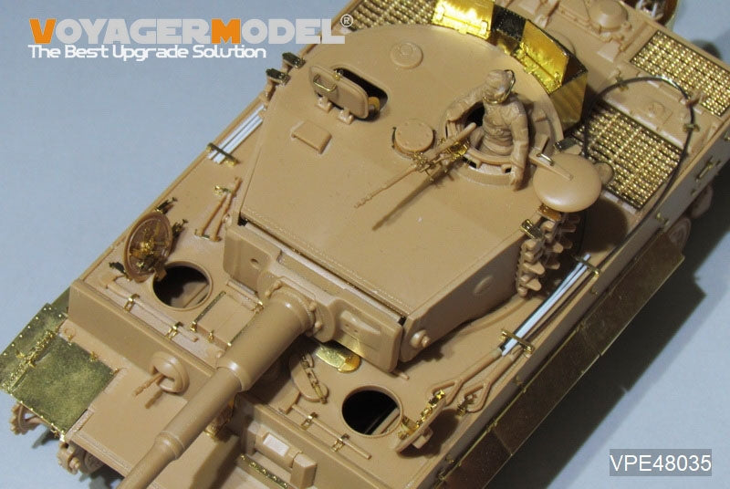 Maquette Voyager VPE48035 Char Tiger I allemand de la Seconde Guerre mondiale, production tardive, pour Tamiya 32575, échelle 1/48 – image 9