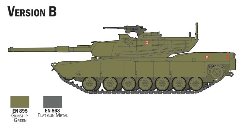 Italeri 72004 M1 Abrams - Complete Set For Modeling 1/72 – Bild 5