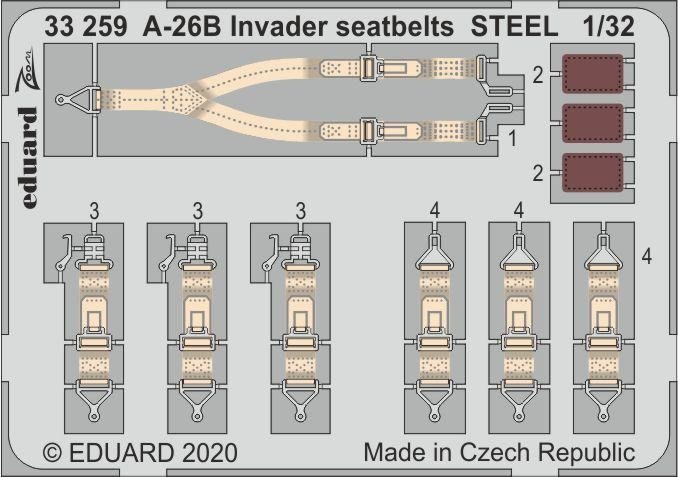 Eduard BIG33119 A-26B Invader part I 1/32 HOBBY BOSS – immagine 4