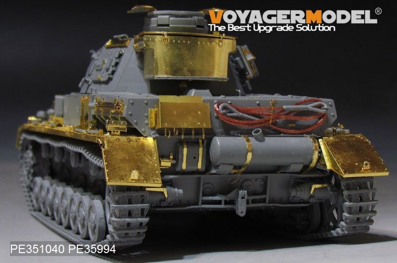 Voyager Model PE351040A WWII German Pz.Kpfw.IV Ausf.F1 Basic（A ver without included Ammo）（For Border BT-003）1/35 – immagine 2