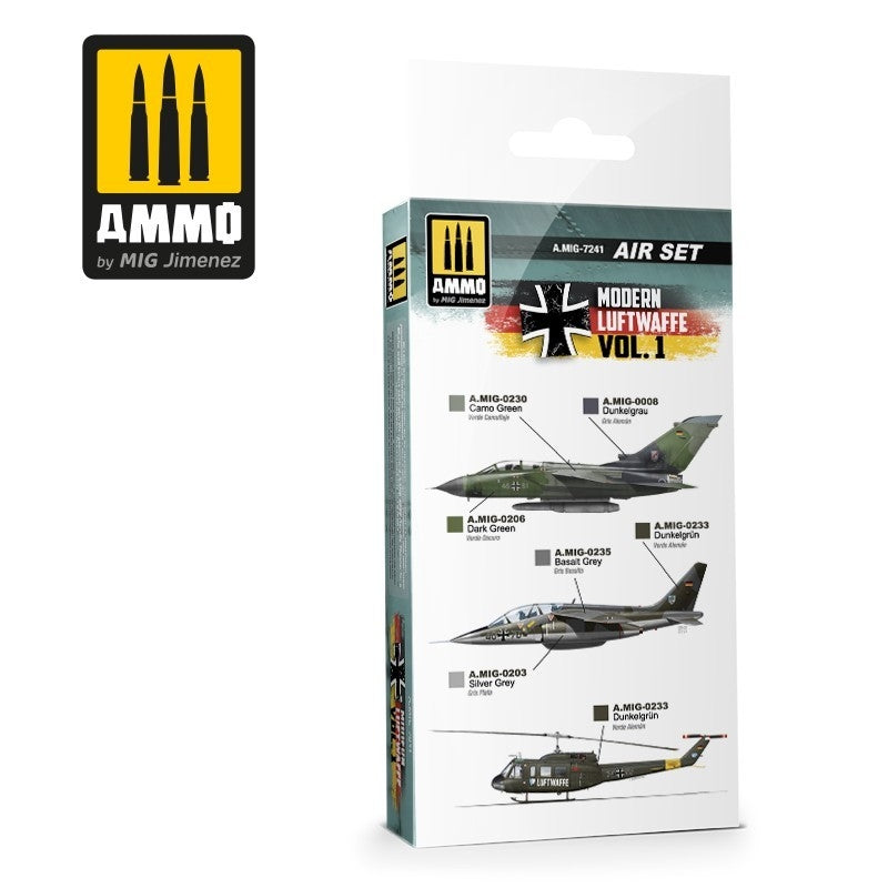 AMMO of Mig Jimenez 7241 Modern Luftwaffe Vol. 1 Set 6x17ml – Bild 2