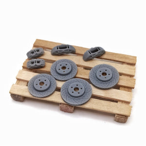 Yamamoto YMPTUN115 Universal Brake Kit Type A - 4 Pcs 1/24 – imagen 2