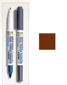 Gunze Sangyo GM407 Real Touch Marker Brown 1