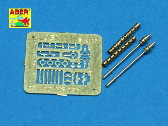 Aber 35L-090 Set of 2 barrels for german machine guns MG13k 1/35