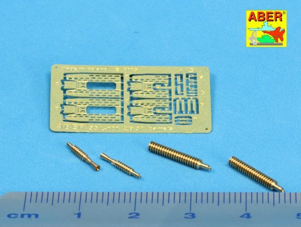 Aber 35L-101 Set of 2 barrels for machine guns ZB 37 used on Pz.35/38(t) tanks 1/35 – immagine 2