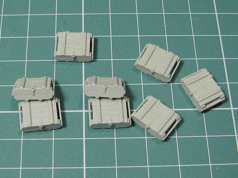 Eureka XXL E-035 Modern Russian Ammo Crates Type I for 7,62mm Ammo (for AK-47 Kalashnikov) 1/35 – immagine 4
