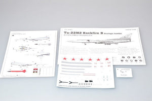 Trumpeter 01656 Tu-22M3 Backfire C Strategic bomber 1/72 – zdjęcie 2