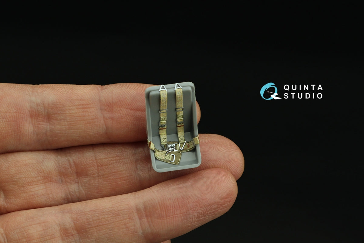 Quinta Studio QR+32033 WWII Luftwaffe fighter seatbelts (with metal buckles) (All kits) 1/32 – zdjęcie 8