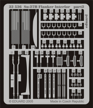 Eduard 32536 Su-27 Flanker B interior 1/32 TRUMPETER – immagine 2
