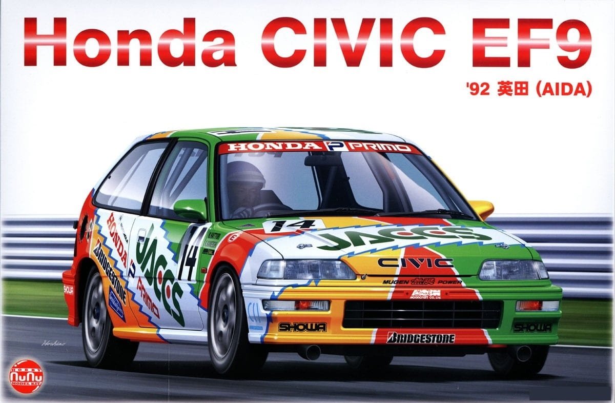 Nunu PN24021 HONDA Civic EF9 &amp;#39;92 JTC (AIDA) 1/24