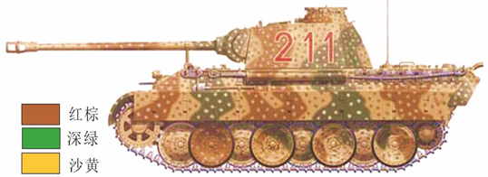 Masque de camouflage Border Model BD0026 pour Panther A/G 1/35