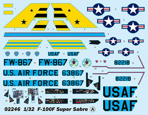 Trumpeter 02246 F-100F Super Sabre 1/32 – immagine 21
