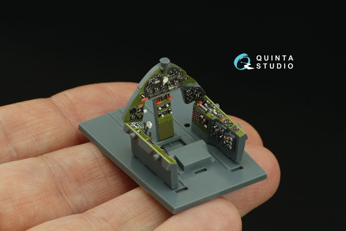 Quinta Studio QD48428 F6F-5N Hellcat 3D-Printed coloured Interior on decal paper (Eduard) 1/48 – zdjęcie 8