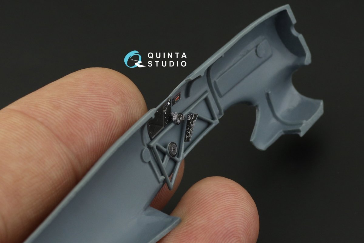 Quinta Studio QD72035 Hawker Typhoon Mk.1b (early) 3D-Printed &amp;amp; coloured Interior on decal paper (Brengun) 1/72 – Bild 6