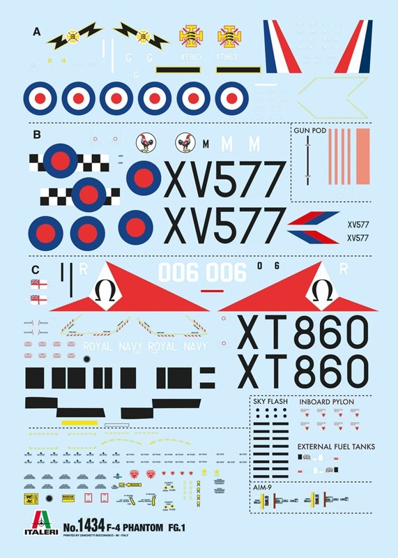 Italeri 1434 F-4 Phantom FG.1 1/72 – image 4