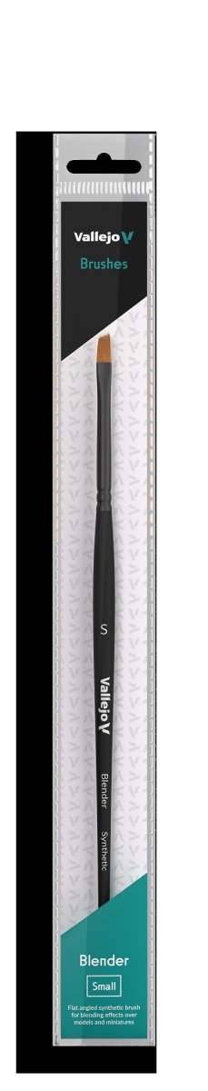 VALLEJO B05001 - Pinceau - Estompeur - Plat Biseauté Synthétique - Petit