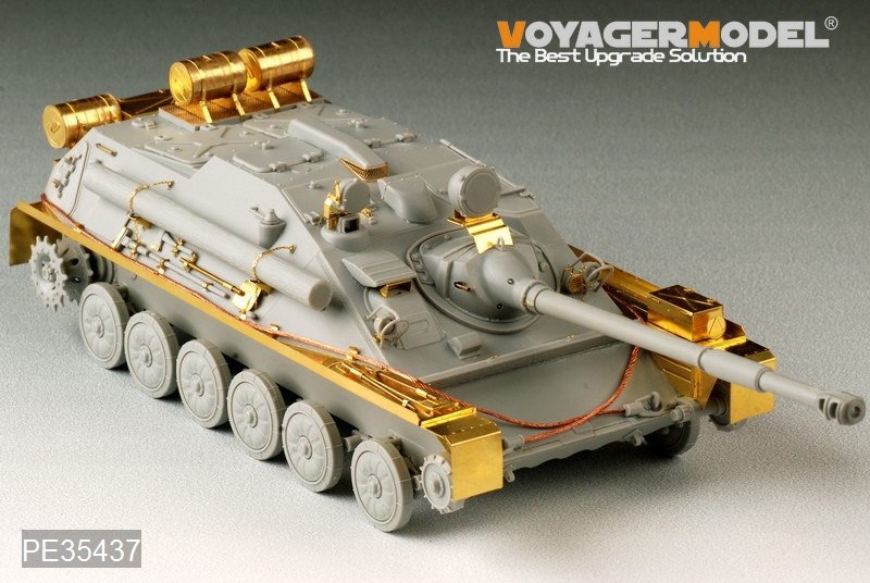 Voyager Model PE35437 WWII Russian ASU-85 airborne self-propelled gun Mod.1956 for TRUMPETER 01588 1/35 – immagine 2