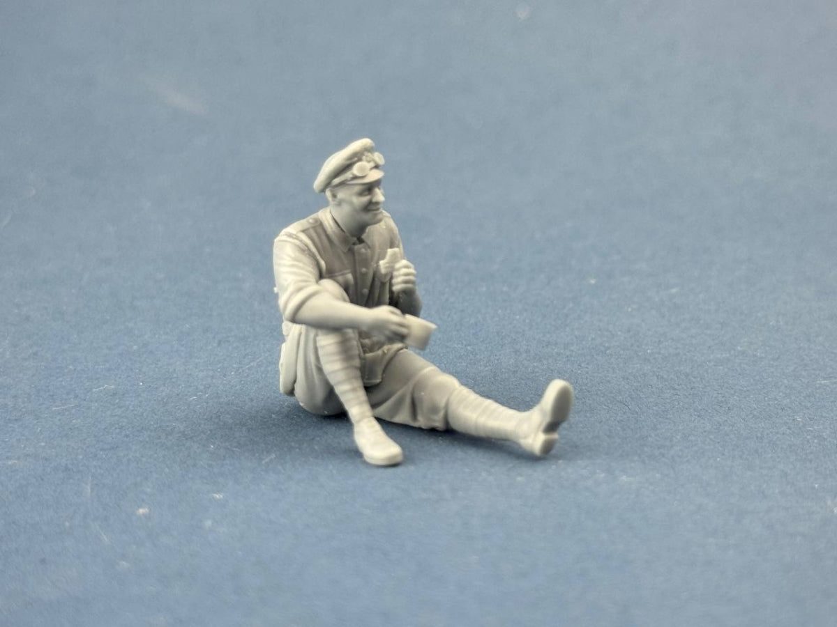 Copper State Models F32-066 British Dispatch Rider afternoon tea (Motorcycle not included) 1/32 – zdjęcie 2