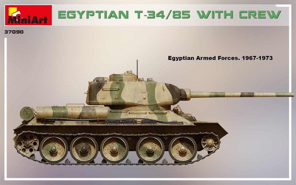 MiniArt 37098 Egyptian T-34/85 1/35 – image 7