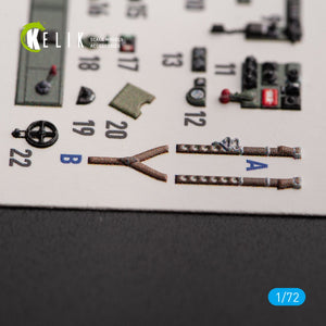 KELIK K72151 Bristol Beaufort Mk.1 - interior 3D decals for Airfix kit 1/72 – immagine 5