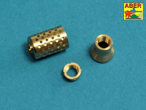 Aber 35l-232 10,5cm KwK L/70 barrel with perforated muzzle brake for German Pz.Kpfw. VII Lowe or VK 7201(K) 1/35 – Bild 7