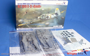 Wingsy Kits D5-08 German WWII Fighter MESSERSCHMITT Bf 109 E-3 1/48 – zdjęcie 2