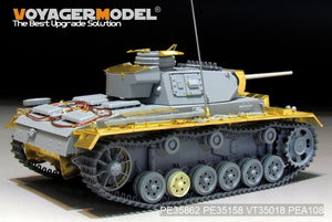 Maquette Voyager PE35862, char allemand Pz.KPfw.III Ausf.L de base de la Seconde Guerre mondiale, pour DRAGON 6387 au 1/35 – image 13