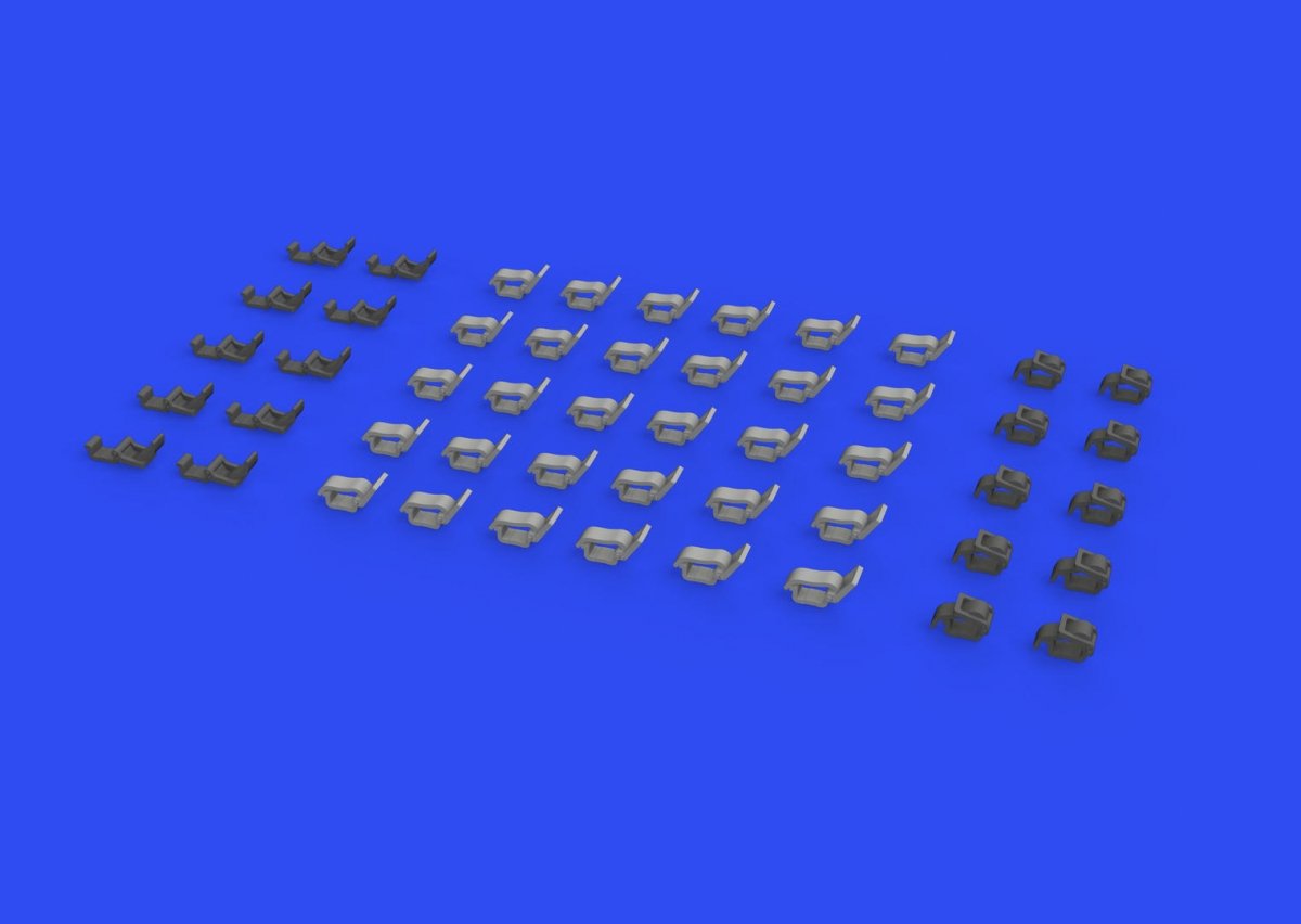 Eduard 635021 WWII German clamps Type 2 PRINT 1/35 – immagine 2