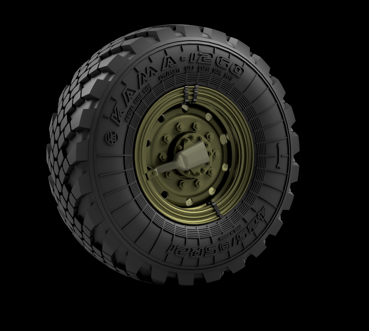 Panzer Art RE35-758 Kamaz M-5450 « Mustang » Roues de route 1/35 – image 2