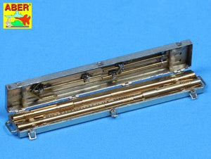 Aber 35L-089 Set of 2 German 2cm L/65 gun barrel for Flak 38 with storage box 1/35 – immagine 10