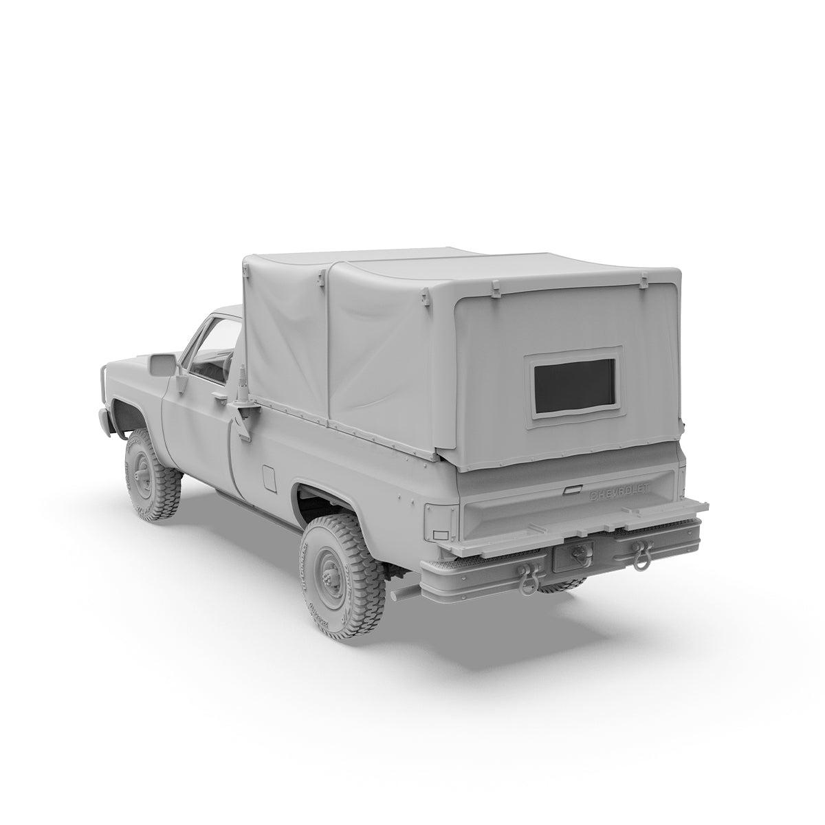 AK Interactive AK35031 M1008 TROOP CARRIER WITH TARP 1/35 – Bild 5