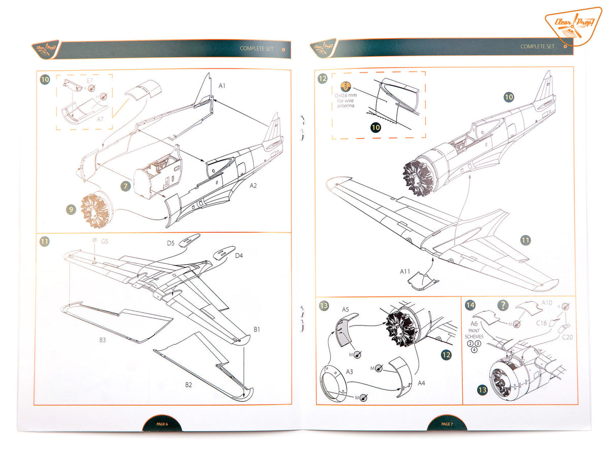 Clear Prop! CP72029 H-75M Hawk 1/72 – imagen 29