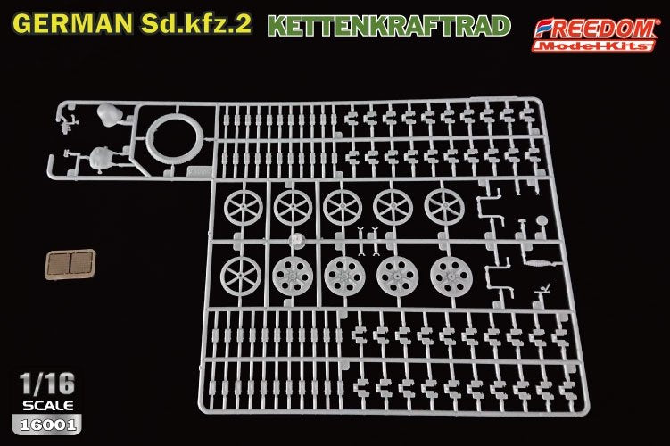 Freedom 16001 Sd.Kfz. 2 Kettenkraftrad Typ HK 101 1/16 – Bild 10