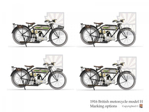 Copper State Models B32-001 Copper State Models B32-001 British Motorcycle Tr.Model H 1/32 – zdjęcie 6