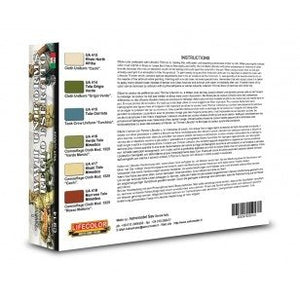 Lifecolor CS14 Acrylic paint set Italian Uniforms Set 1 6x22ml – immagine 2