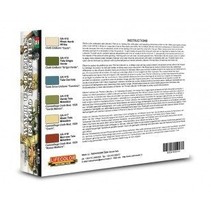 Lifecolor CS14 Acrylic paint set Italian Uniforms Set 1 6x22ml – immagine 2