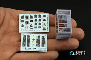 Quinta Studio QDS+48347 FA-18D late 3D-Printed coloured Interior on decal paper (Hasegawa) (with 3D-printed resin parts) (Small version) 1/48 – immagine 3