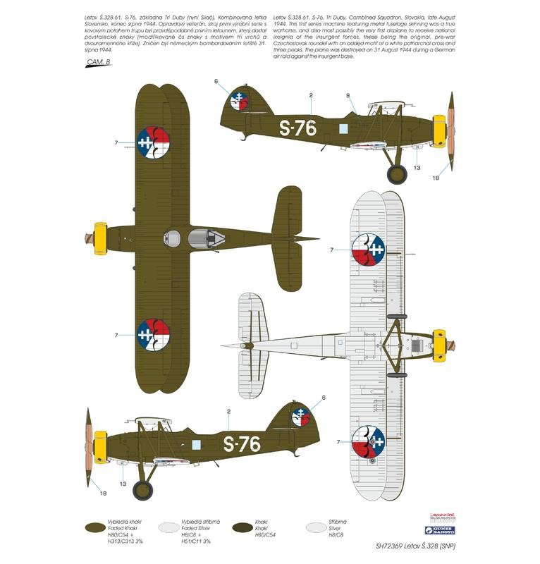 Special Hobby 72369 Letov S.328 Slovak National Uprising 1/72 – zdjęcie 11