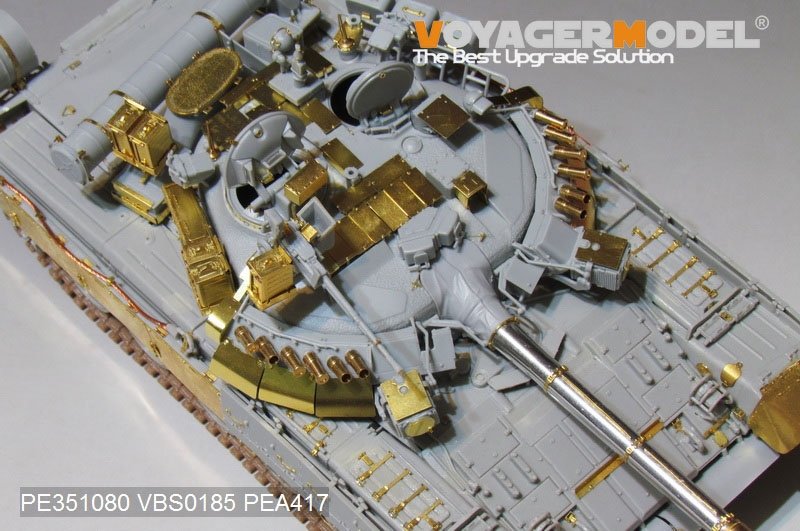 Voyager Model PE351080 Modern Russian T-80UK Main Battle Tank (smoke discharger include) For TRUMPER 09578 1/35 – immagine 6