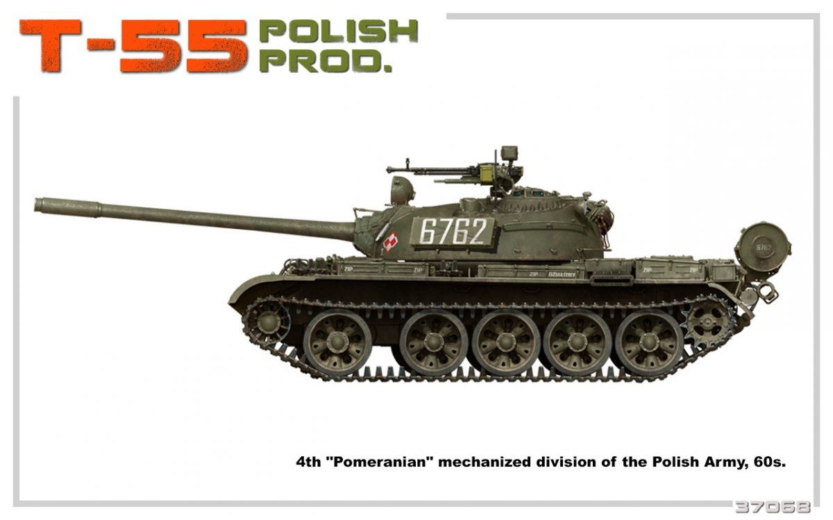 MiniArt 37068 T-55 POLISH PRODUCTION 1/35 – imagen 3