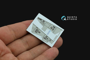 Quinta Studio QDS-72172 Blackburn Buccanneer S.2B Early 3D-Printed &amp;amp; coloured Interior on decal paper (Airfix) (small version) 1/72 – immagine 4
